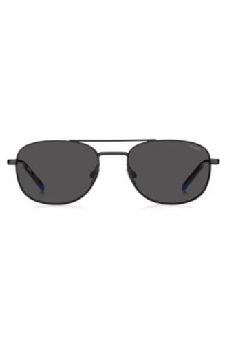 Lunettes de soleil avec détails bleus - HUGO - Modalova