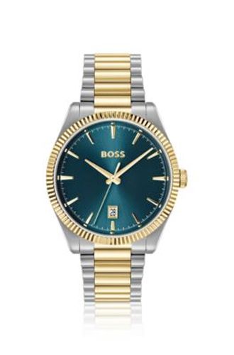 Montre Cheswick à deux tons à lunette cannelée - Boss - Modalova
