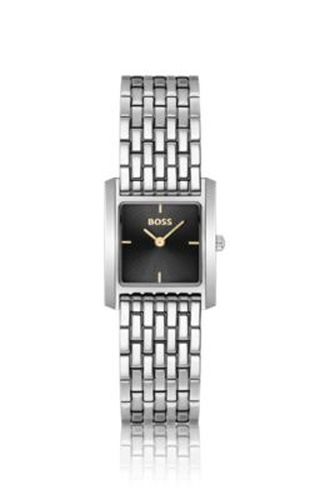 Montre argentée avec boîtier carré - Boss - Modalova
