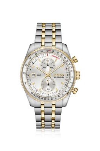 Skytraveller Pro montre bicolore avec verre saphir - Boss - Modalova