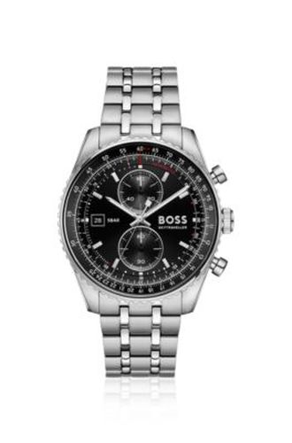 Skytraveller Pro montre à cadran noir avec verre saphir - Boss - Modalova