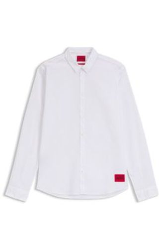 Chemise Extra Slim en toile de coton stretch - HUGO - Modalova