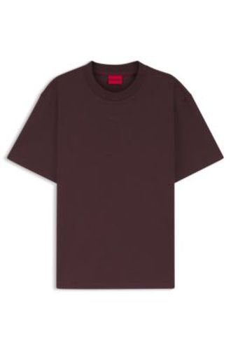 T-shirt Relaxed avec logo central - HUGO - Modalova