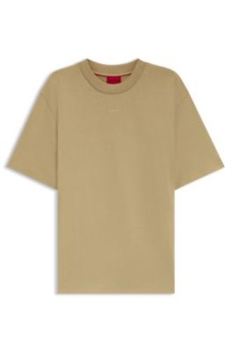 T-shirt Relaxed avec logo central - HUGO - Modalova