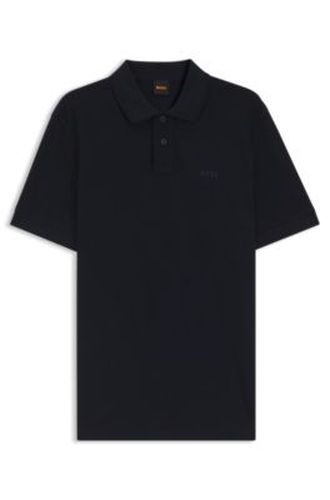 Polo en piqué de coton avec logo - Boss - Modalova