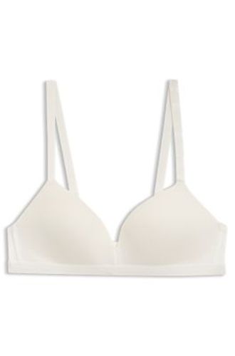 Soutien-gorge triangle en jersey stretch avec bretelles à logo - Boss - Modalova