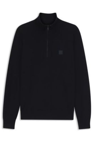 Pull en coton et cachemire à col camionneur - Boss - Modalova