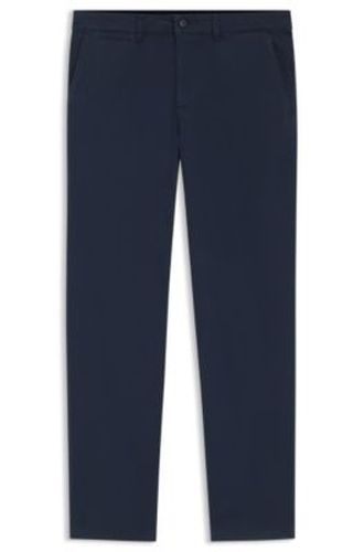 Pantalon Regular en satin de coton stretch - Boss - Modalova