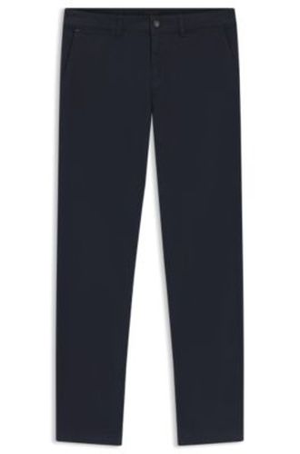 Pantalon Regular en satin de coton stretch - Boss - Modalova