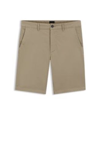 Short Slim en twill de coton stretch - Boss - Modalova