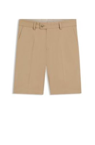 Short Tapered en coton, soie et stretch - Boss - Modalova