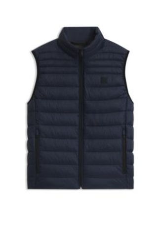 Veste sans manches déperlante avec patch logo - Boss - Modalova