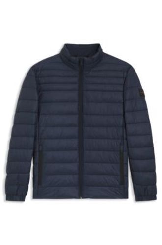 Veste matelassée déperlante et compressible avec étiquette logotée - Boss - Modalova