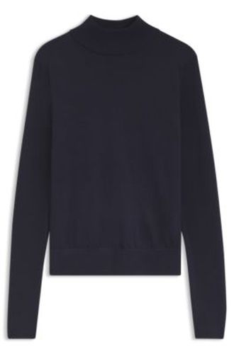 Pull à col montant en laine vierge extra-fine - HUGO - Modalova