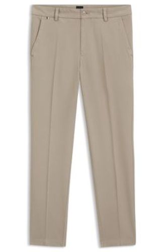 Pantalon Slim en coton stretch structuré - Boss - Modalova