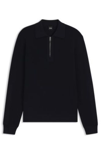 Pull en laine vierge à col camionneur - Boss - Modalova