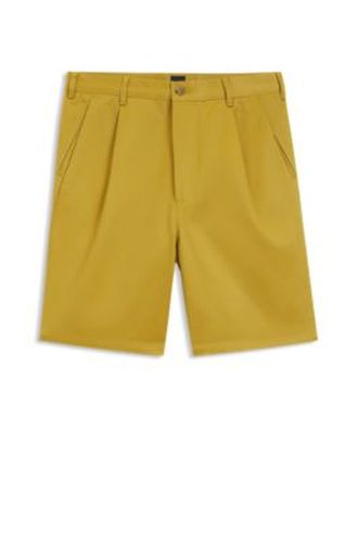 Short Relaxed en twill de coton - Boss - Modalova