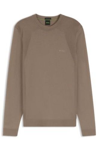 Pull en coton mélangé à la structure bodymapping - Boss - Modalova