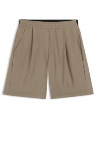 Short déperlant en tissu micro-gaufre - Boss - Modalova