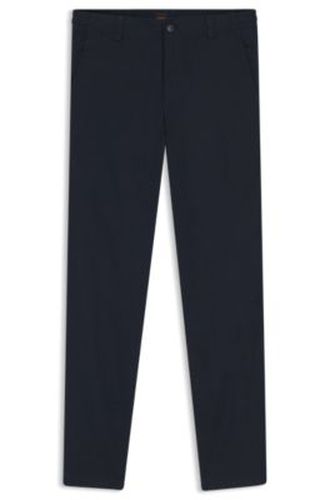 Pantalon en lin mélangé avec logo - Boss - Modalova