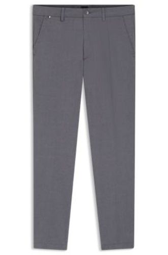 Pantalon Slim en coton stretch façonné - Boss - Modalova