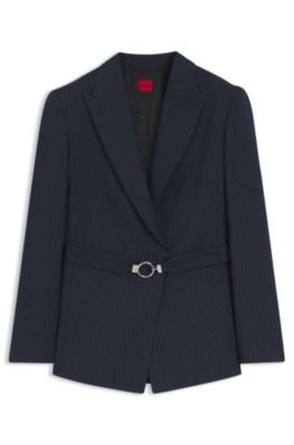 Blazer Regular avec ceinture à boucle - HUGO - Modalova