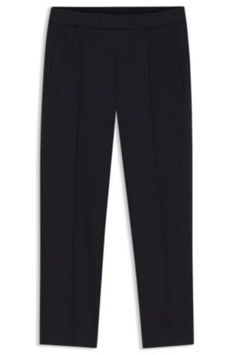 Pantalon coupe droite à taille avec cordon de serrage - Boss - Modalova