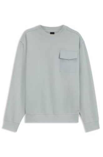 Sweat Relaxed en coton stretch - Boss - Modalova