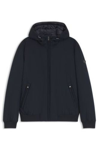 Veste matelassée déperlante avec monogramme double B - Boss - Modalova