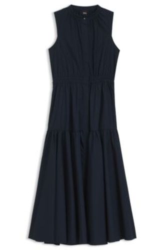 Robe sans manches en popeline de coton - Boss - Modalova