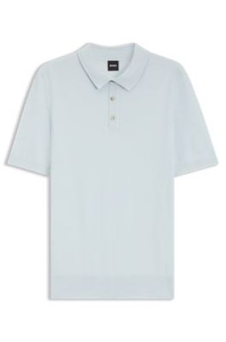 Polo Regular en maille structurée - Boss - Modalova