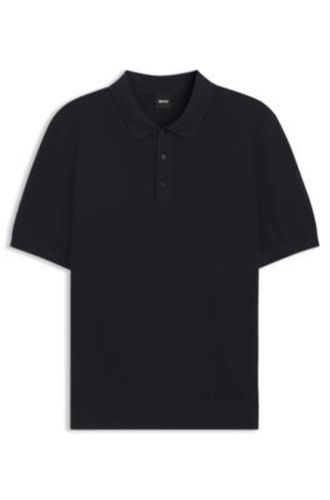 Polo Regular en maille structurée - Boss - Modalova