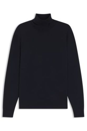 Pull à col roulé en laine mérinos extra fine - Boss - Modalova