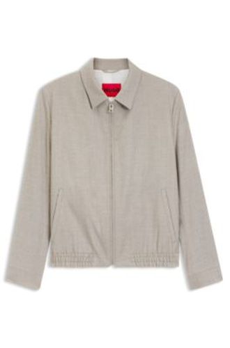 Veste Slim en twill stretch - HUGO - Modalova