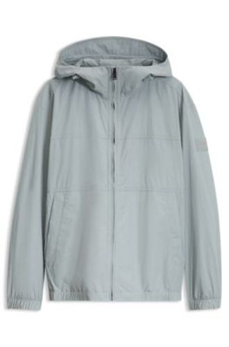 Veste à capuche Relaxed en tissu déperlant - Boss - Modalova