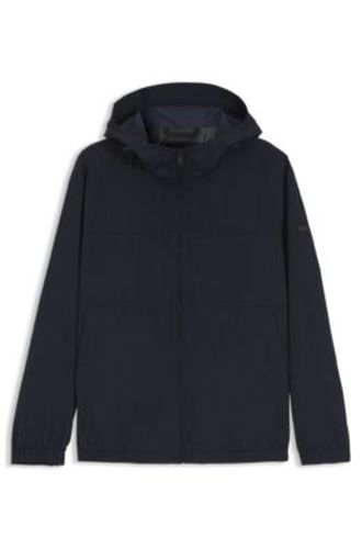 Veste à capuche Relaxed en tissu déperlant - Boss - Modalova