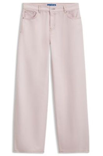 Jean ample en denim rose - HUGO - Modalova