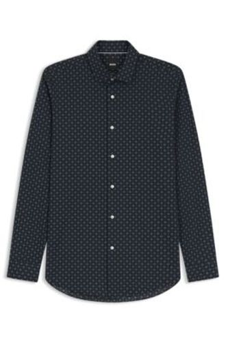 Chemise d'affaires Slim en popeline stretch - Boss - Modalova