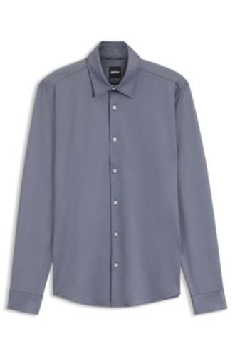 Chemise Slim en tissu stretch performant structuré - Boss - Modalova