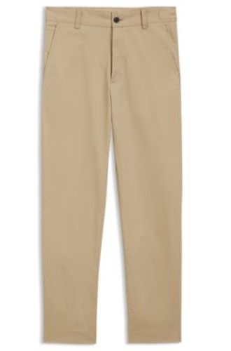 Pantalon Slim en coton stretch mercerisé - HUGO - Modalova