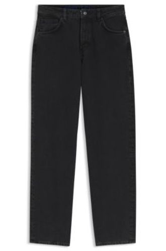 Jean large Loose en coton noir - HUGO - Modalova