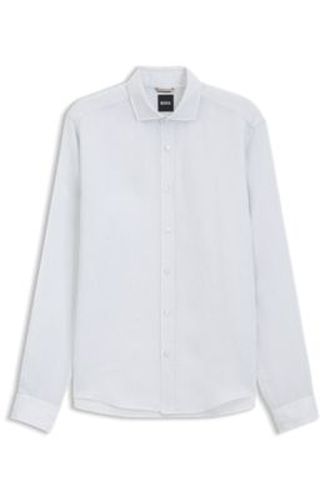 Chemise Regular en lin lavé - Boss - Modalova