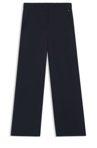 Pantalon large en twill Performance résistant aux plis - Boss - Modalova