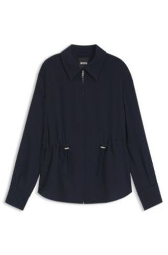 Veste infroissable avec cordon de serrage ajustable à la taille - Boss - Modalova