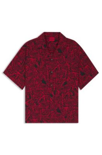 Chemise Oversize à imprimé numérique - HUGO - Modalova
