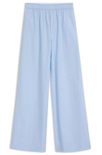 Pantalon Regular Fit en popeline de coton à rayures - HUGO - Modalova
