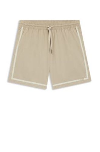 Short de bain à rayures imprimées avec logo - Boss - Modalova