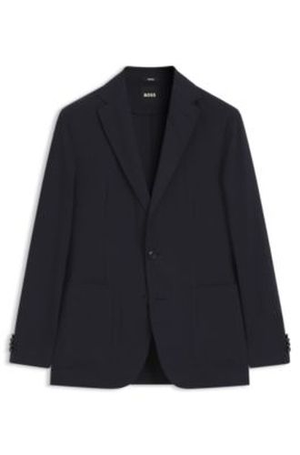 Blazer Slim compactable en laine mélangée lavable - Boss - Modalova