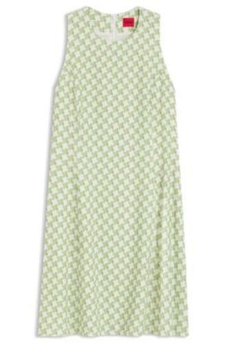 Robe sans manches à imprimé géométrique - HUGO - Modalova