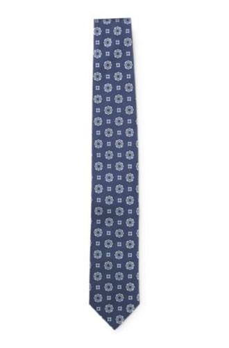 Cravate en soie mélangée à motif jacquard - Boss - Modalova